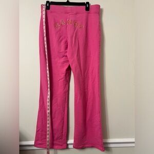 La Senza Candy Rhinestone Pink Sweat Pants